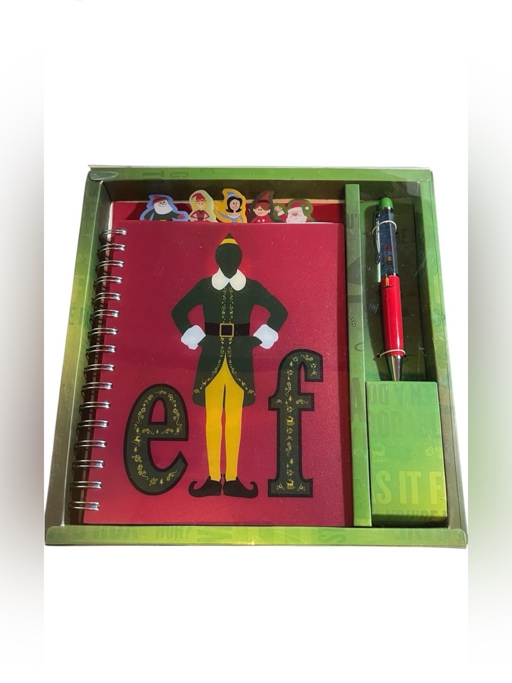 New-Elf Themed Spiral Journal Stationery Gift Set with Pen